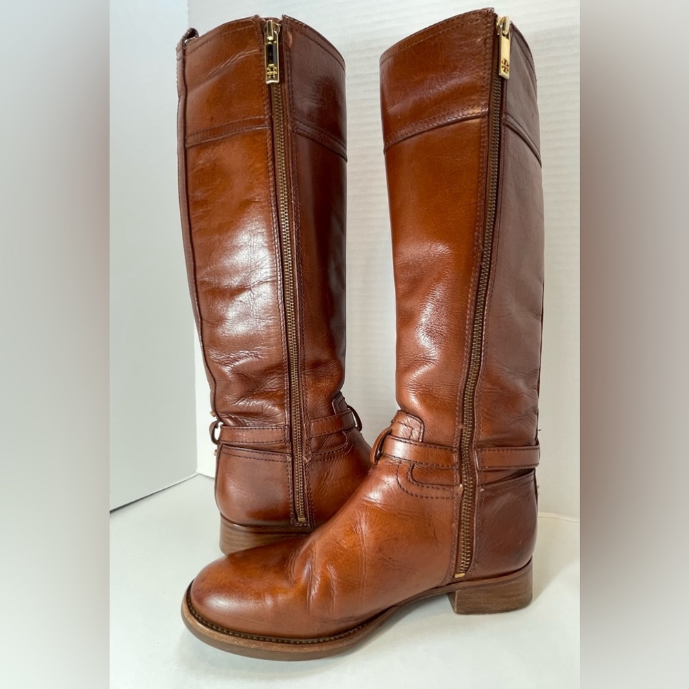 TORY BURCH Women’s Calista Knee High Riding Boots Size 6M - Picture 9 of 16